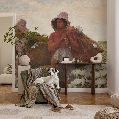 Fototapet pentru dormitor Arbejder i marken