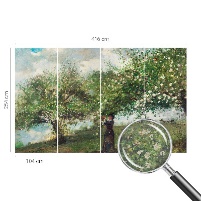 Fototapet vlies pe perete Forårsscene