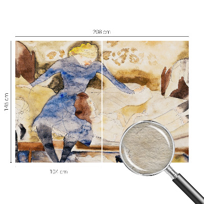 Tapet foto pe vlies Feminin fred