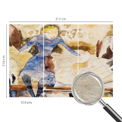 Tapet foto pe vlies Feminin fred