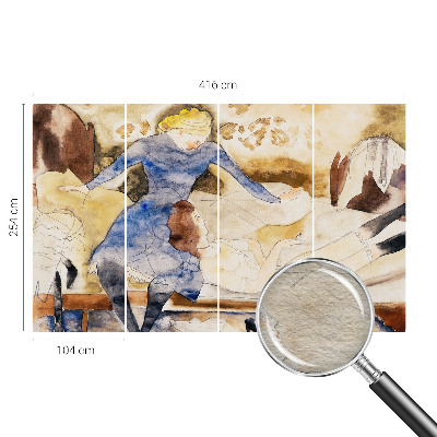 Tapet foto pe vlies Feminin fred