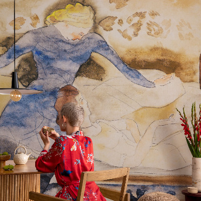 Tapet foto pe vlies Feminin fred