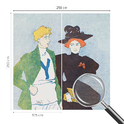 Fototapet vlies pentru dormitor Retrostil