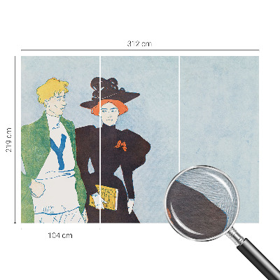 Fototapet vlies pentru dormitor Retrostil