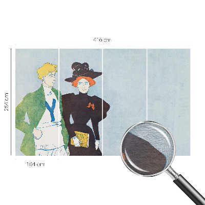 Fototapet vlies pentru dormitor Retrostil