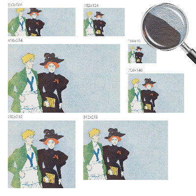 Fototapet vlies pentru dormitor Retrostil