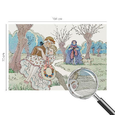 Tapet foto Romantisk scene