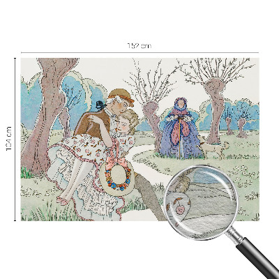 Tapet foto Romantisk scene