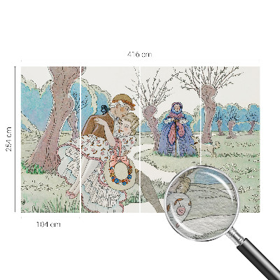 Tapet foto Romantisk scene