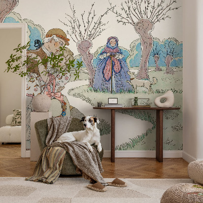 Tapet foto Romantisk scene