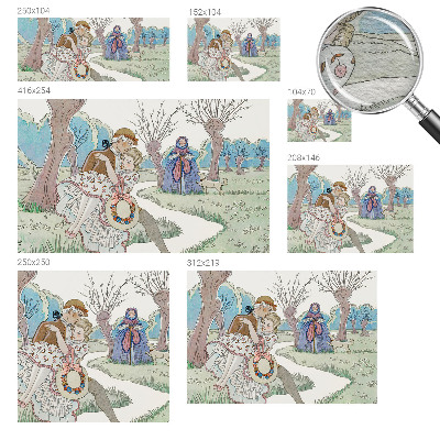 Tapet foto Romantisk scene