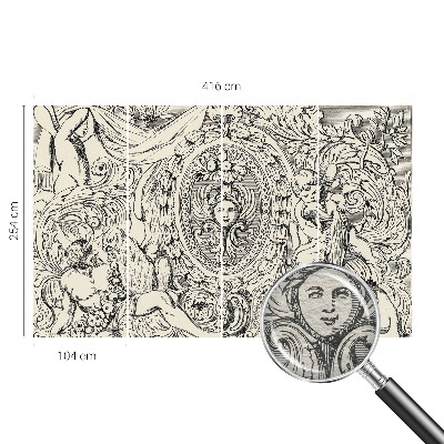 Tapet foto decorativ Et væld af ornamenter