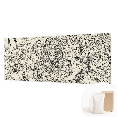 Tapet foto decorativ Et væld af ornamenter