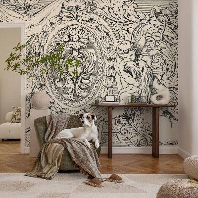 Tapet foto decorativ Et væld af ornamenter