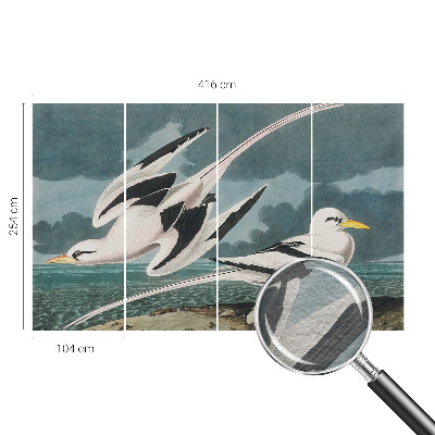 Fototapet decorativ pe perete Fugle ved havet