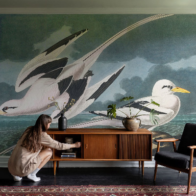 Fototapet decorativ pe perete Fugle ved havet