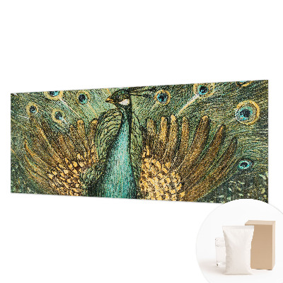 Fototapet la comandă pentru living Majestætisk påfugl