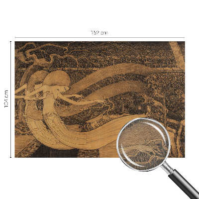 Fototapet la comandă pentru dormitor Surrealistiske figurer