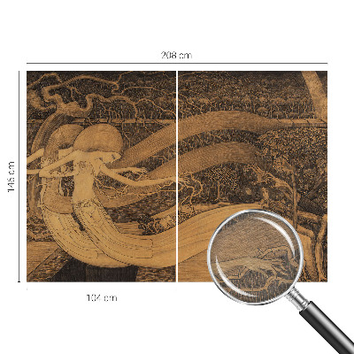 Fototapet la comandă pentru dormitor Surrealistiske figurer