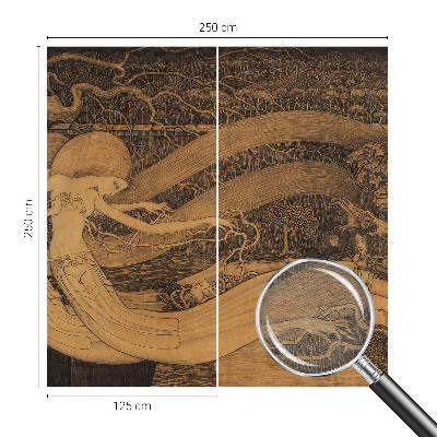 Fototapet la comandă pentru dormitor Surrealistiske figurer