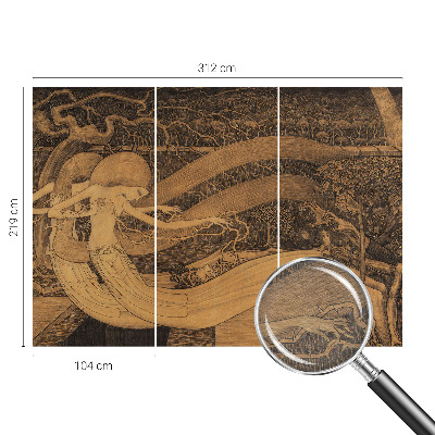 Fototapet la comandă pentru dormitor Surrealistiske figurer