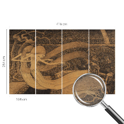 Fototapet la comandă pentru dormitor Surrealistiske figurer