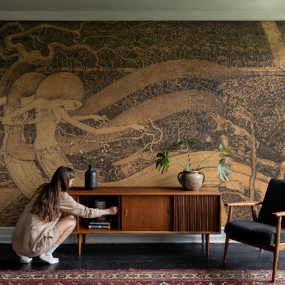 Fototapet la comandă pentru dormitor Surrealistiske figurer