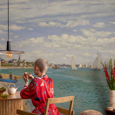 Fototapet pentru dormitor Kystlandskab