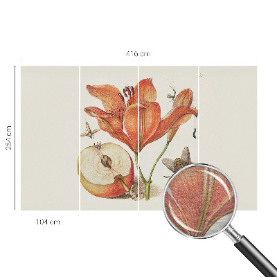 Fototapet vlies Botanisk illustration