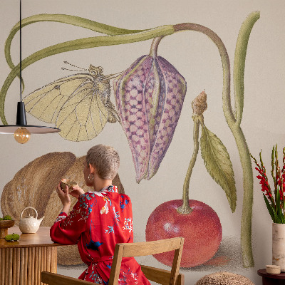 Fototapet vlies pe perete Sommerfugleplante