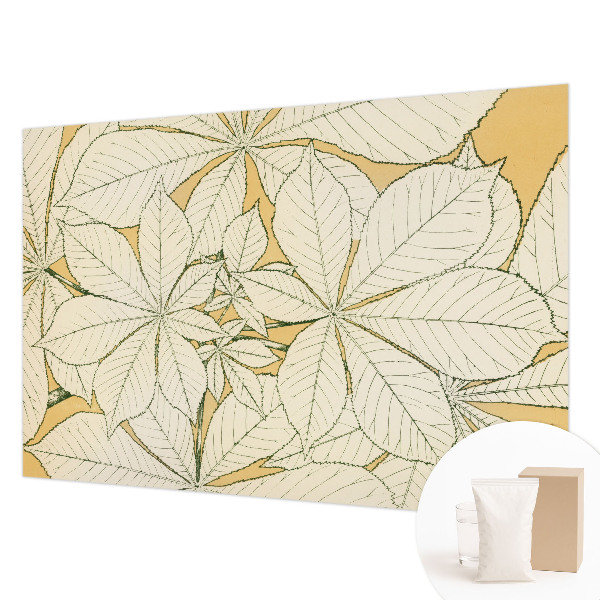 Fototapet vlies pentru living Kastanjeblade