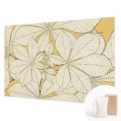 Fototapet vlies pentru living Kastanjeblade