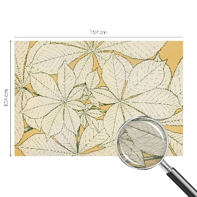 Fototapet vlies pentru living Kastanjeblade