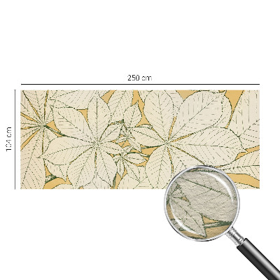 Fototapet vlies pentru living Kastanjeblade