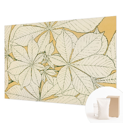 Fototapet vlies pentru living Kastanjeblade