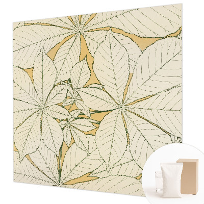 Fototapet vlies pentru living Kastanjeblade