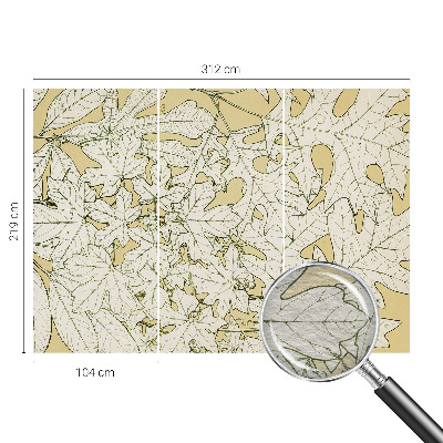 Fototapet vlies imprimat Træblade