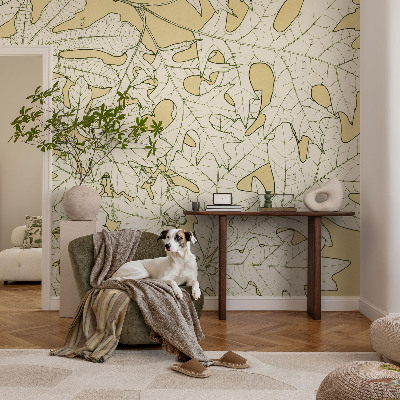 Fototapet vlies imprimat Træblade