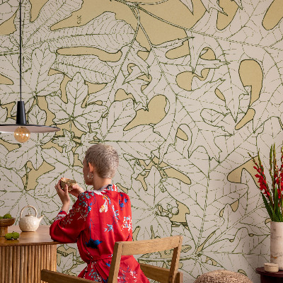 Fototapet vlies imprimat Træblade