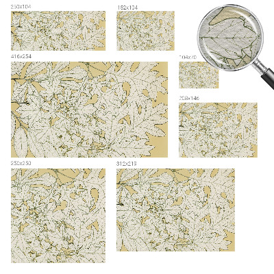 Fototapet vlies imprimat Træblade