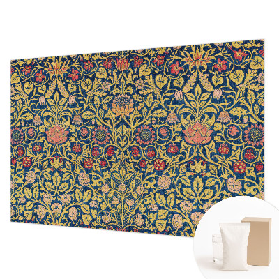 Fototapet vlies pentru dormitor cu model floral