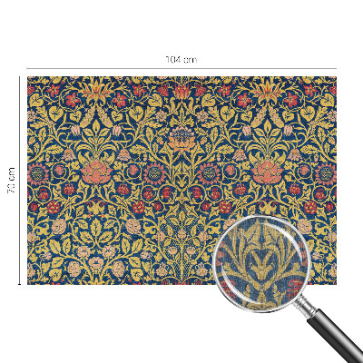 Fototapet vlies pentru dormitor Blomstermønster