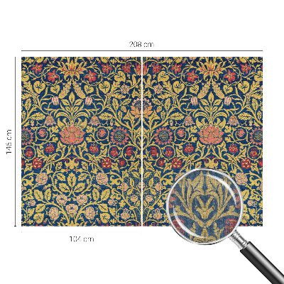 Fototapet vlies pentru dormitor Blomstermønster