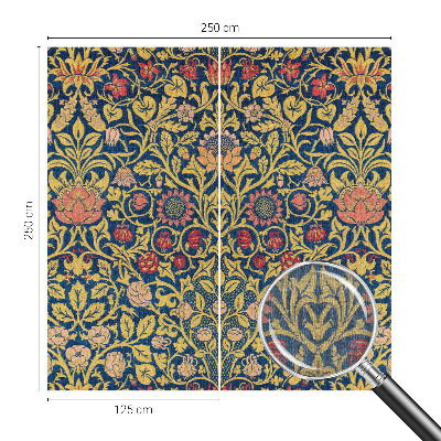 Fototapet vlies pentru dormitor Blomstermønster