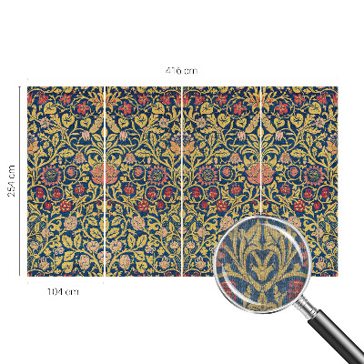 Fototapet vlies pentru dormitor Blomstermønster