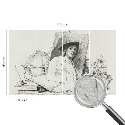 Tapet foto Kunstnerisk portræt