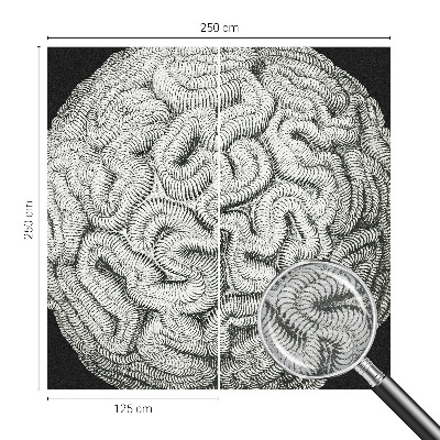 Fototapet pe perete Sfærisk struktur