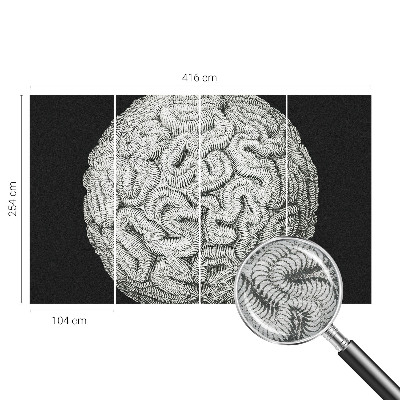 Fototapet pe perete Sfærisk struktur