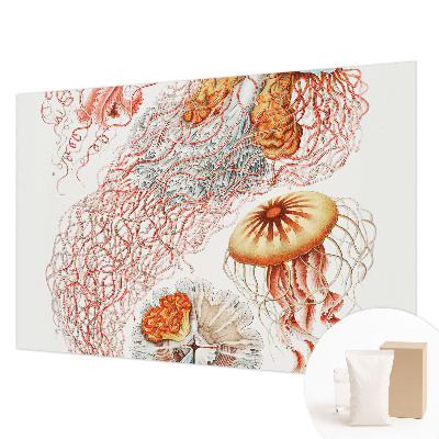 Fototapet modern pentru living cu design cu meduze într-un stil elegant