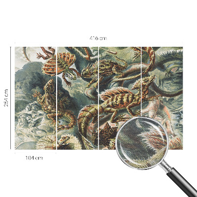 Fototapet modern Eksotiske krybdyr